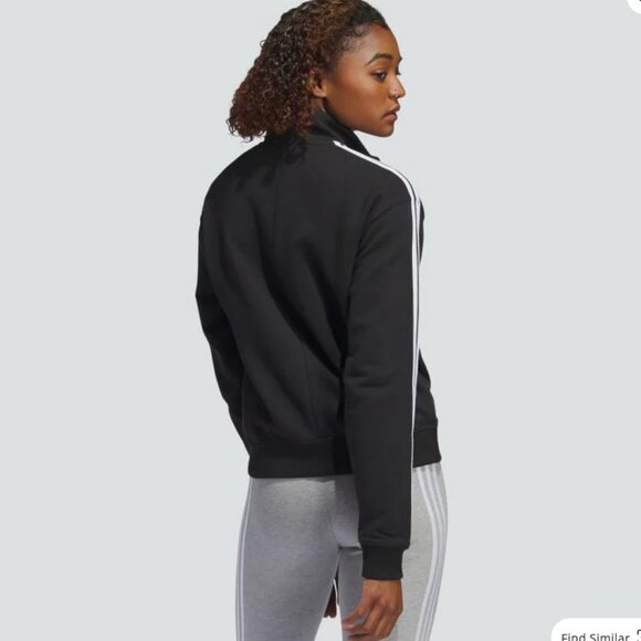 ADIDAS Essentials Women's 1/4 Zip Pullover Sweatshirt - Picture 4 of 4
